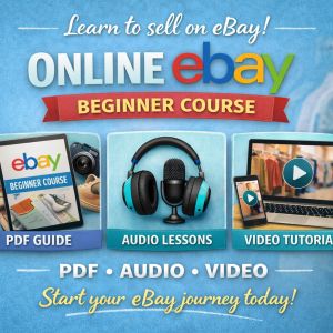 Learn to Sell on eBay Course + Stock